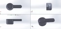Mini Scoop for picking up mini things  3D model