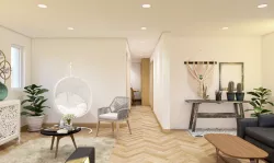 model 3ds fully furnished house 3D model