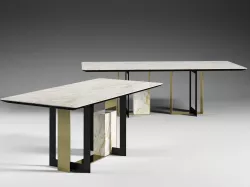 Moore 180 and 240 Rectangle Dining Tables 3D model