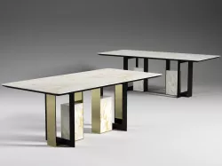 Moore 200 and 220 Rectangle Dining Tables 3D model