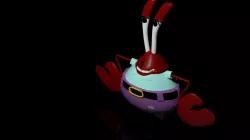 mr krabs 3d model Low-poly  3D model