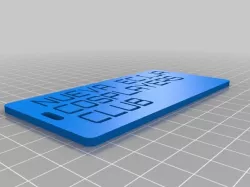 My Customized Customizer Version of luggage label