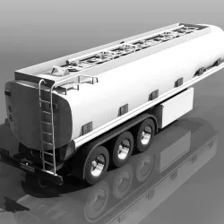 Oil trailler 3D model