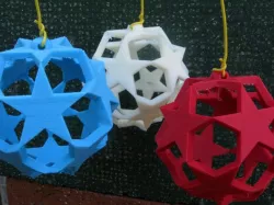 Ornament of 12 Pentagrams