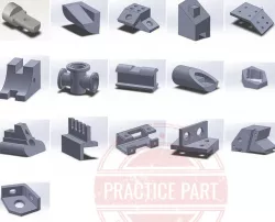 Part Modelling Practice Parts
