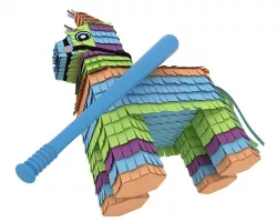Pinata With Bat 3D model