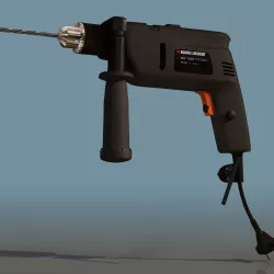 Power tool drill 3D model