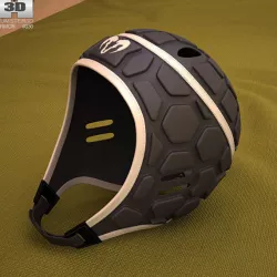 Ram Rugby Helmet 3D model