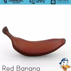 Red Banana 3D model
