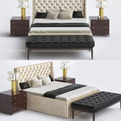 Restoration hardware bedroom 3D model
