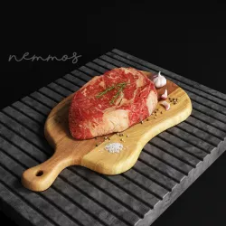 Rib Eye Beef Steak 3D model