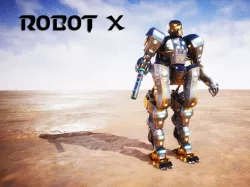 Robot X for Unreal Low-poly  3D model