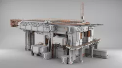 sci-fi architecture 8 3D model