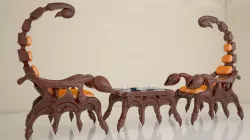 Scorpion Chair with Teapoy 3D model
