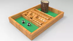 Shut The Box (With Dice And Dice Cup)