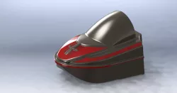 Snowmobile hood