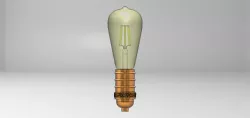 Socket E26 and Vintage  LED Bulb ST64