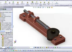 Spring motion on SolidWorks