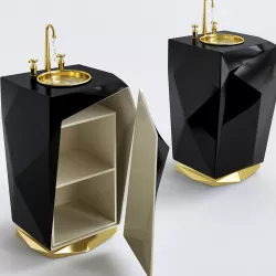 Stunning Standing Washbasins By Maison Valentina 3D model