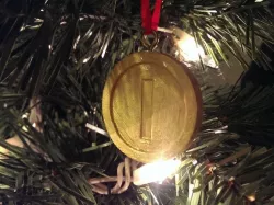 Super Mario Corn Ornament