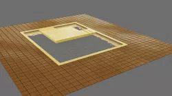 Swimming pool 3D model