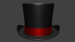 Top Hat 3D model