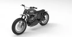 triumph boneville 3D model