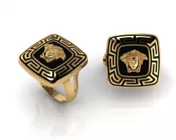 Versace ring 3D model