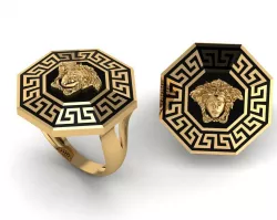 Versace ring 3D model