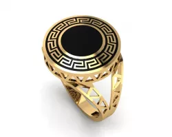 Versace ring 3D model