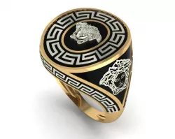 Versace ring 3D model