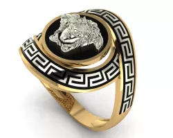 Versace ring 3D model