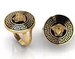 Versace ring 3D model