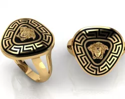 Versace ring 3D model