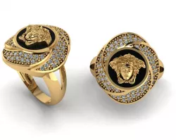 Versace ring 3D model