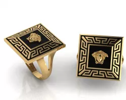 Versace ring 3D model