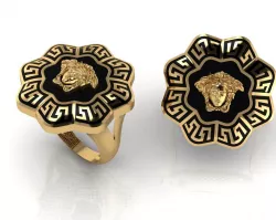 Versace ring 3D model