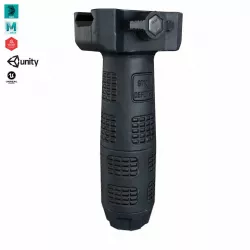 Vertical Foregrip Set-03 Low-poly  3D model