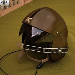 Vietnam SPH-4 Helicopter helmet 3D model