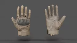 VR Hands - Combat Glove Low-poly  3D model