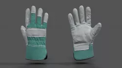 VR Hands - Garden Glove Low-poly  3D model