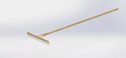 Wooden rake