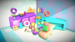 Zoom Oder Swimming Low-poly  3D model