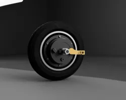 10-Inch Wheel Hub Motor (Model: WJ24V30H190905370B)