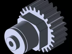 18T Gear Hub for T81 wheels
