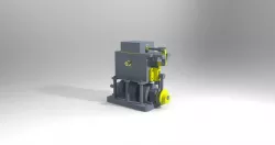 2-CYL Single Valve Steam Engine