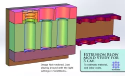 3 Cav. Blow Mold Study