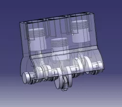 3 piston engine