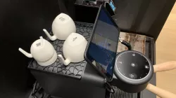3D printed cup rail for DE1Pro 1.4