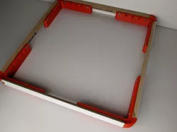 3D printed garbage bag frame